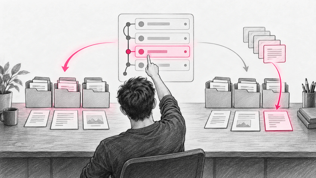 Checkout moves HEAD to a branch/commit and updates working files, or restores a selected file from another revision.